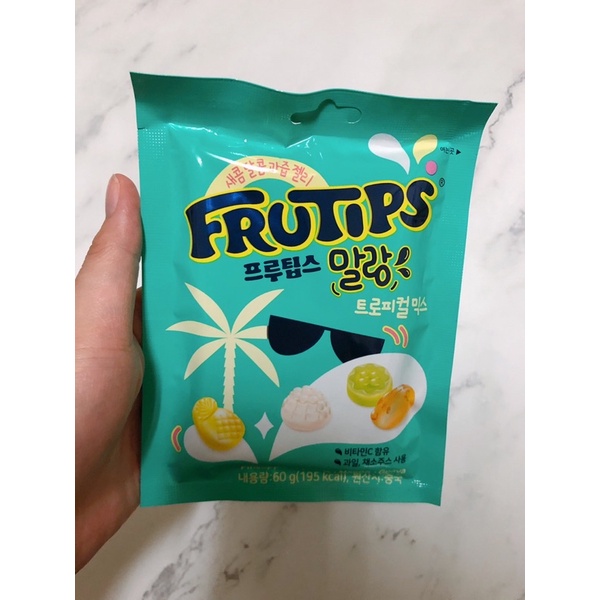 韓國 Frutips 熱帶果汁軟糖 60g 黑嘉麗軟糖