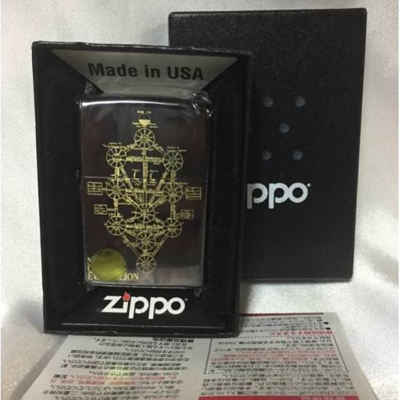 日本正版周邊卡巴拉生命之樹zippo 新世紀福音戰士eva 打火機 蝦皮購物