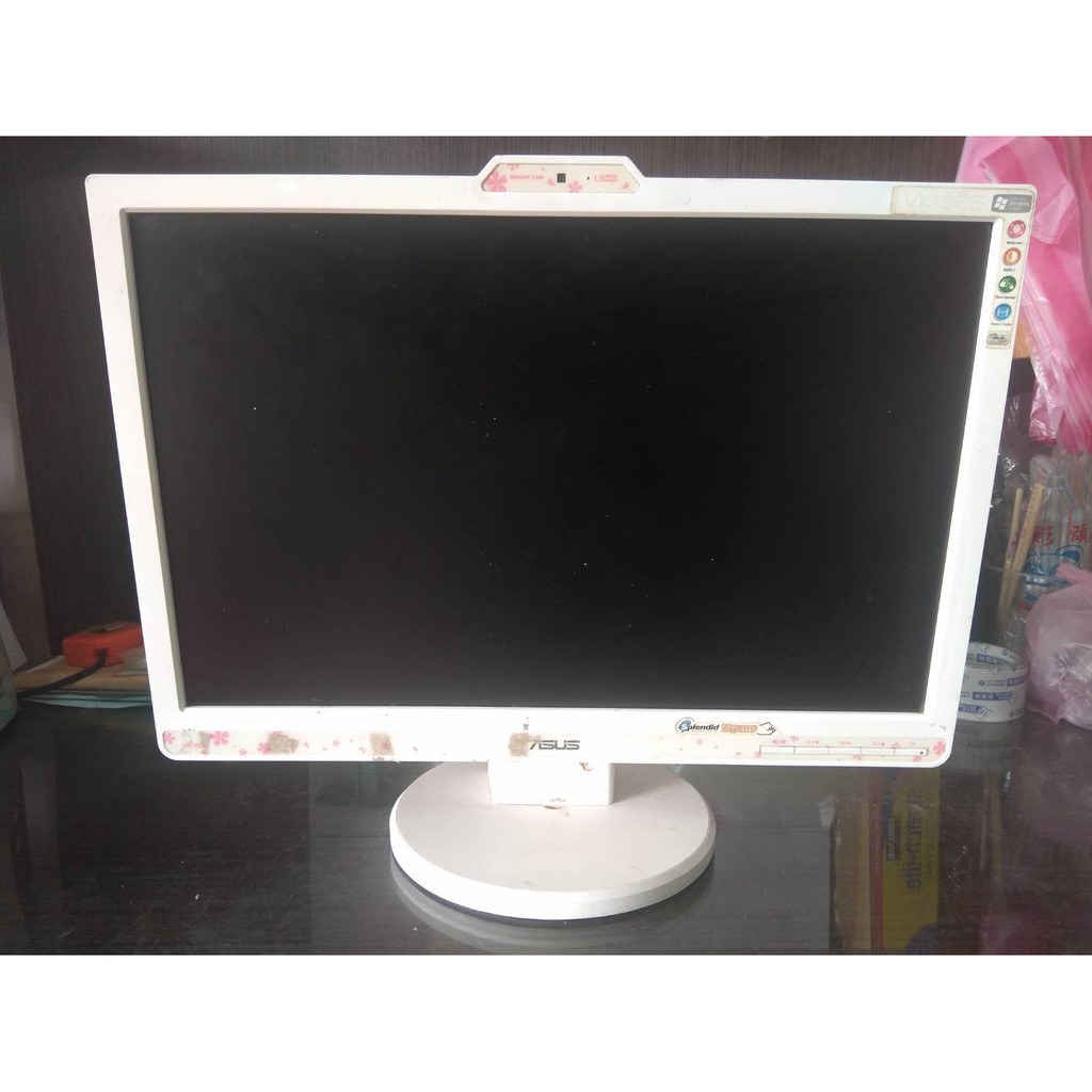 華碩ASUS VK192 LCD 白色 液晶寬螢幕  /電腦螢幕/顯示器 &lt;二手良品&gt;