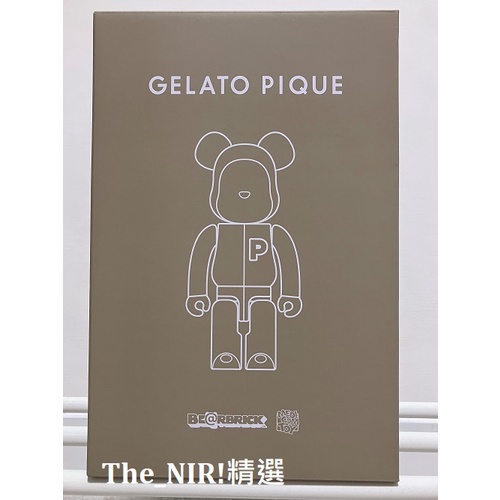 [The NIR! 精選] BE@RBRICK × GELATO PIQUE 睡衣熊 400％ BEIGE 庫柏力克熊