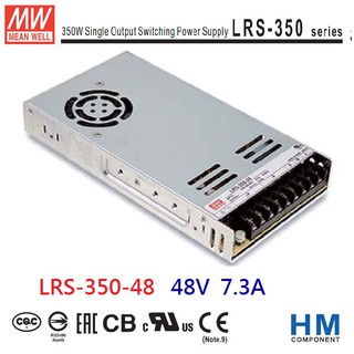 明緯 MW 電源供應器 LRS-350-48 48V 7.3A-HM工業自動化