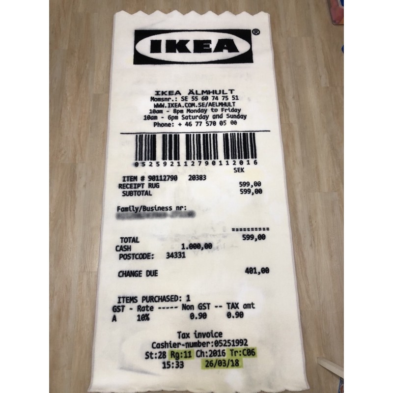 IKEA X Off-White MARKERAD地毯