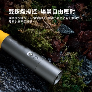 【臺灣出貨】小米有品 HOTO 小猴手電筒 強光遠射 多功能掛勾 露營變焦 超級續航力 USBC快速充電