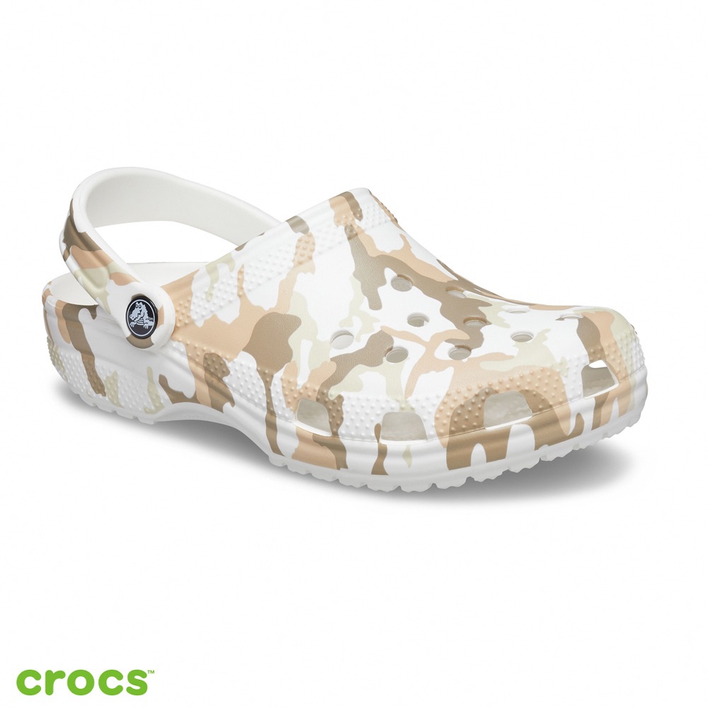 Crocs 卡駱馳 (中性鞋) 經典迷彩印花克駱格-206454-94S_洞洞鞋