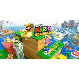 WIIU Wii U日文版遊戲片經典不敗款 超級瑪利歐3D世界SUPER MARIO 3D WORLD狀況極新，保證正版