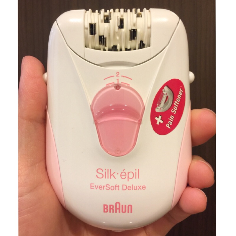 （二手）德國百靈BRAUN SILK EPIL 電動除毛刀 /無感彈力體貼刀