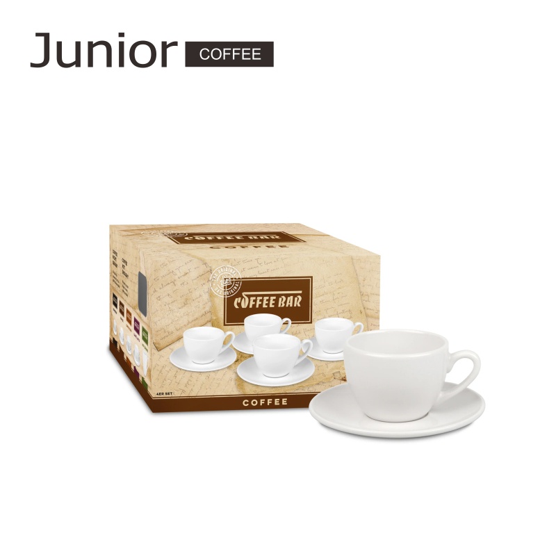 【 喬尼亞咖啡 】KONITZ NO.8a 咖啡杯 │ 白瓷 │1組4入