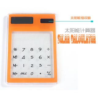 超薄觸控式螢幕計算器透明/太陽能/透明計算器/卡片計算器