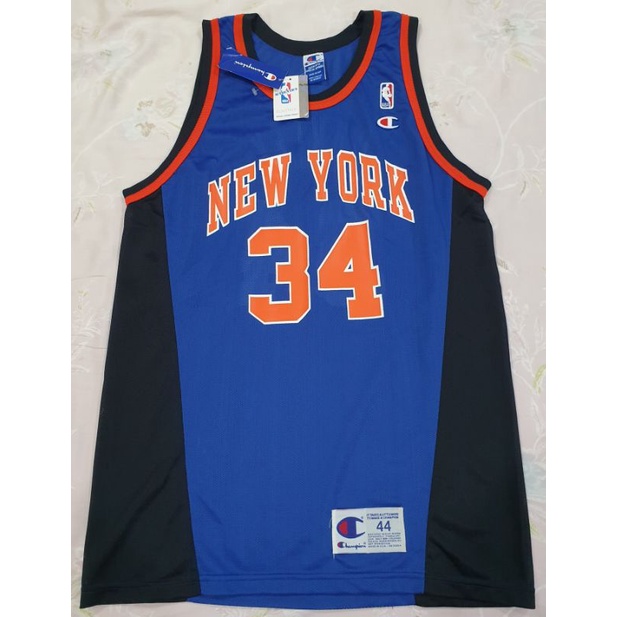 Champion New York Knicks #34 Charles Oakley Jersey 歐克利 球衣