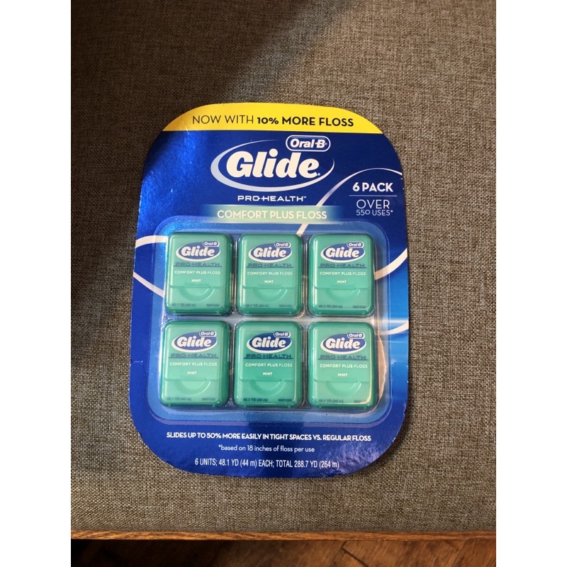 Oral B 歐樂B glide 清潔舒適牙線薄荷口味