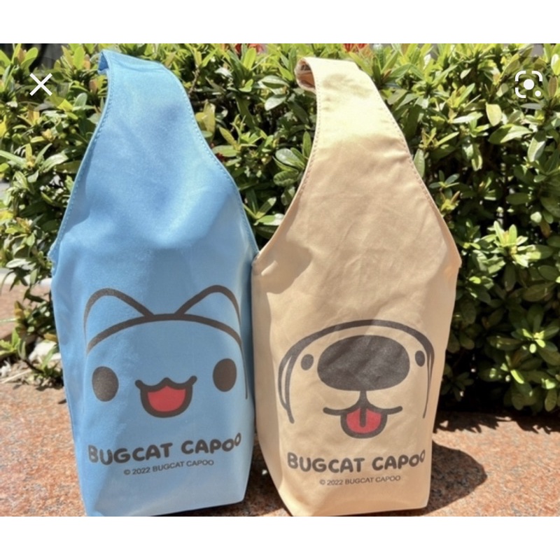 貓貓蟲咖波 咖波 capoo 飲料袋 飲料提袋 7-11限定（狗+貓蟲一套）
