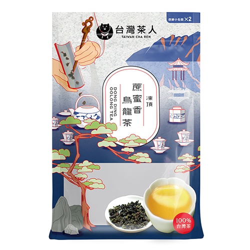 台灣茶人 凍頂蔗蜜香烏龍茶(100g/2入)【愛買】
