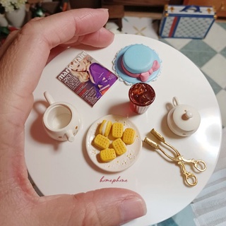袖珍迷你微縮黏土夾心餅乾食玩模擬模型