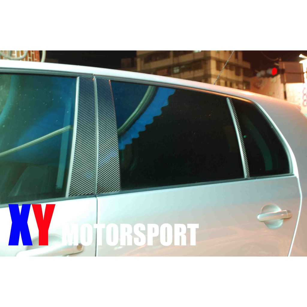 XY MOTORSPORT VW GOLF V MK5 B+C柱 CARBON 飾板(100% 台灣製造壓克力硬膜)