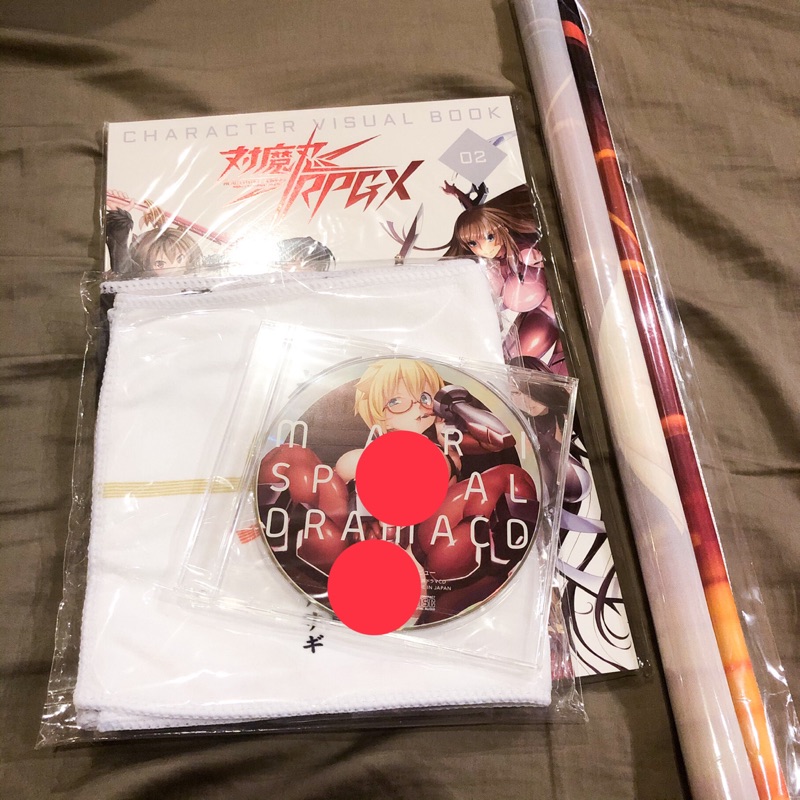 現貨一組 C98 対魔忍 限定套組 對魔忍淺蔥 畫冊 CD 掛軸 毛巾Asagi