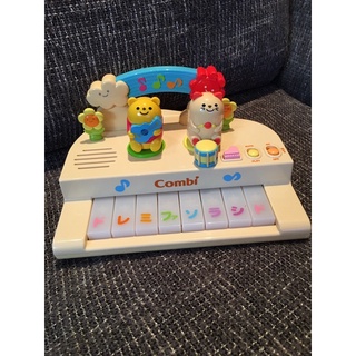 二手combi 康貝小鋼琴 幼兒用音樂小鋼琴