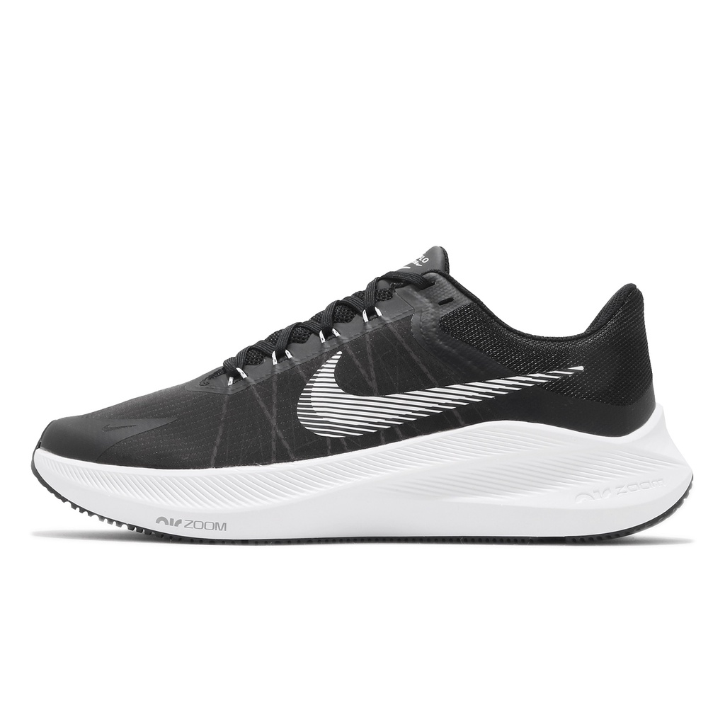Nike 慢跑鞋 Winflo 8 黑 白 Zoom Air 路跑 男鞋 運動鞋 【ACS】 CW3419-006
