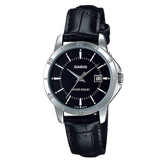 【宏崑時計】CASIO 卡西歐 簡約女錶 LTP-V004L-1A 防水 皮錶帶 臺灣卡西歐保固一年