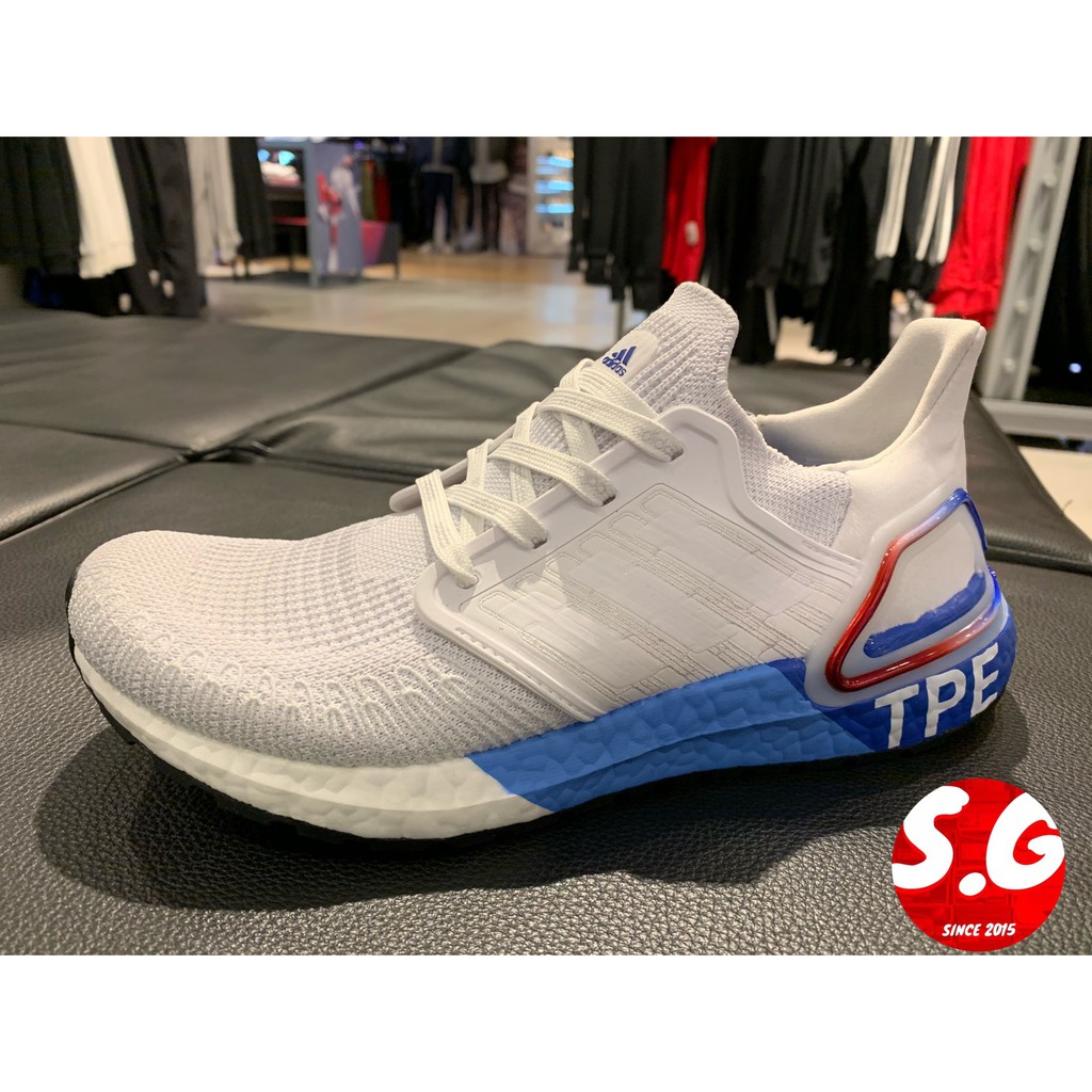 S.G ADIDAS ULTRA BOOST 20 TAIPEI 城市 FX7816 白紅藍色 台北 男女款 慢跑鞋
