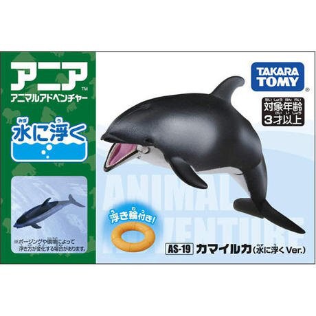 《GTS》純日貨 TOMICA TOMY多美動物園 探索動物 AS19 海豚貨號 AN 80363