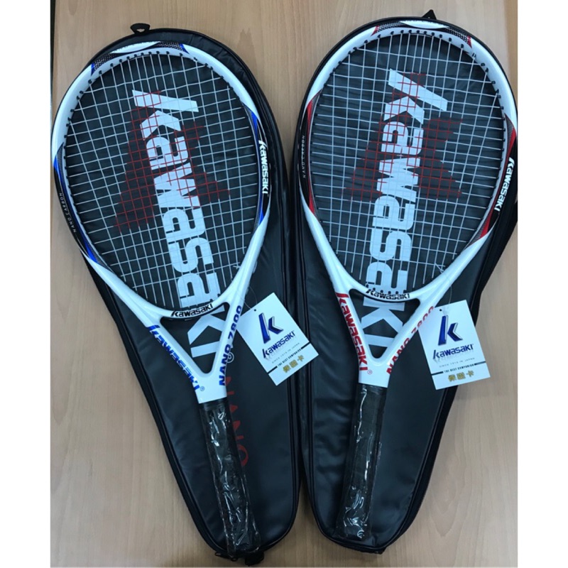 4折特惠《典將體育》Kawasaki 網球拍 高強度 全碳纖維 KTD7800 原價4800