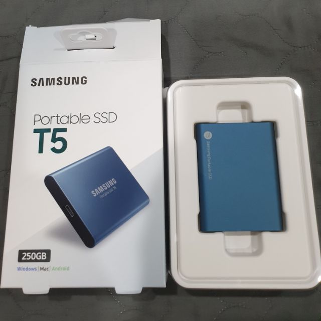 SAMSUNG 三星 SSD Portable T5【250GB】【MU-PA250B】移動式固態硬碟