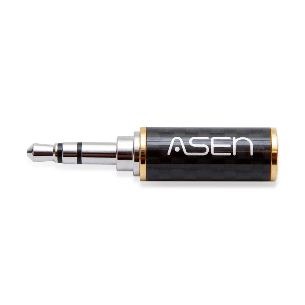 【公司貨】ASEN裝配式3.5mm 立體聲音源鍍銠插頭(凸階型) CR35M