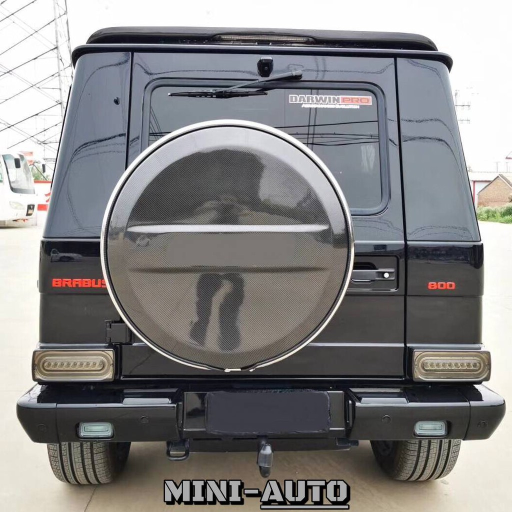 MINI-AUTO☑️ G63 G500 B款 碳纖維備胎蓋 後備胎罩套件 最新樣式改裝 BENZ W463 副廠 賓士
