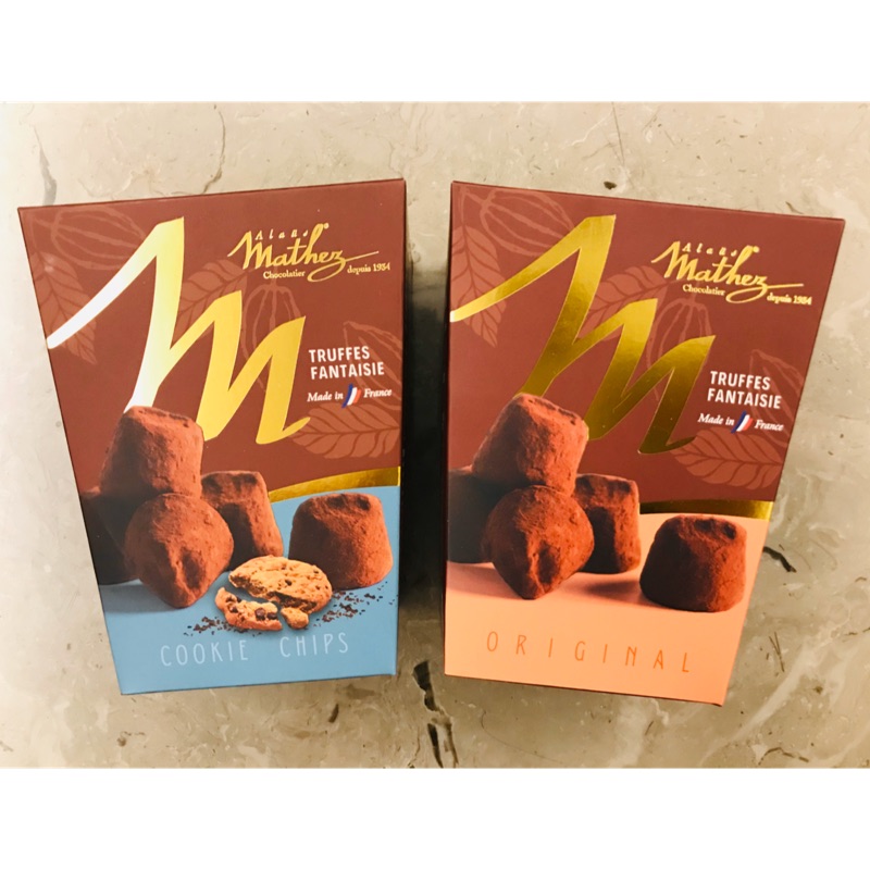 超級美味 法國 Mathez 美滋代可可脂松露巧克力經典原味餅乾口味松露巧克力法國領導品牌 蝦皮購物