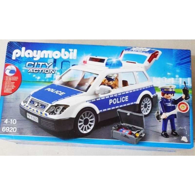 playmobil 摩比人偶系列-警察車(6920)