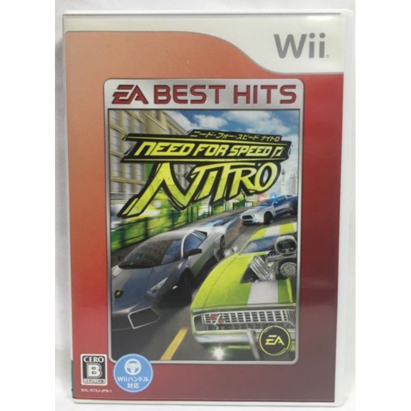 日版 Wii 極速快感 爆衝王 Need for Speed NITRO