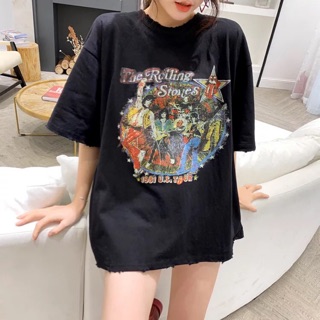 ❤️台灣現貨 東大門廣場 Rock搖滾樂團Tee oversize 下半身失蹤