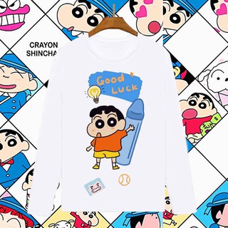 下殺價 現貨 速發 日本動漫卡通周邊二次元衣服蠟筆小新兒童長袖t恤衫親子裝支持公司團隊定制半袖男女t恤 蝦皮購物