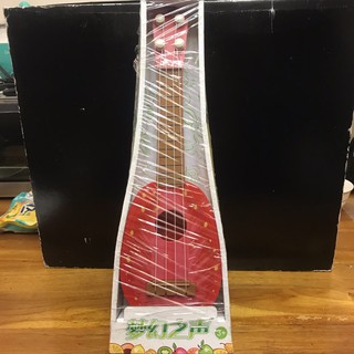 草莓造型小吉他 烏克麗麗 兒童玩具 兒童樂器
