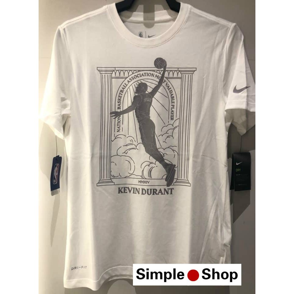【Simple Shop】NIKE NBA KD DURANT 籃網 MVP 短袖 運動短T CT3998-100