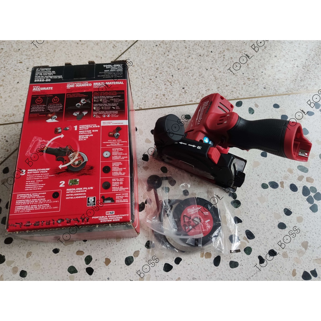 [工具王] 全新 米沃奇 Milwaukee 12V 無刷 迷你切割機 2522-20 M12 FCOT-OX 美匯