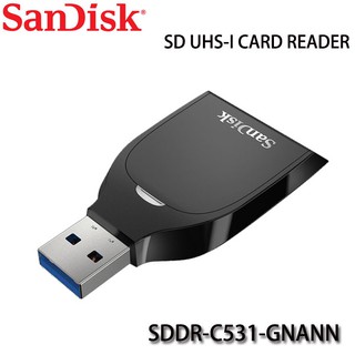 【3CTOWN】含稅公司貨 SanDisk SD UHS-I Card 單槽 讀卡機 SDDR-C531-GNANN