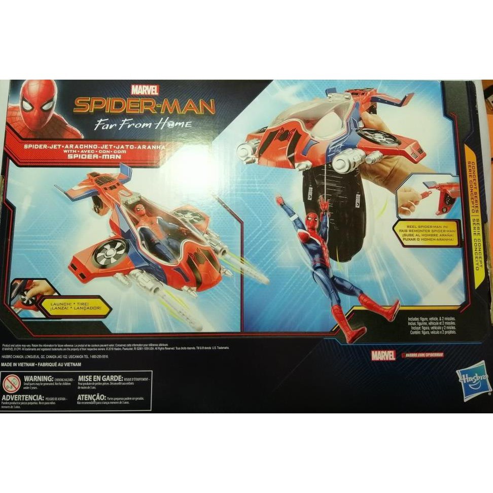 spider man far from home spider jet