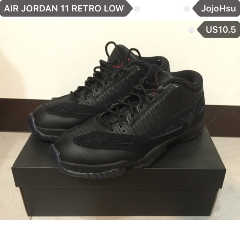 Nike Air Jordan 11 Retro Low IE Black/True Red 練習鞋