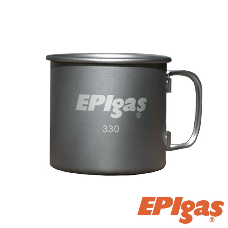【EPIgas】鈦金屬雙層杯 330ml-S T-8103