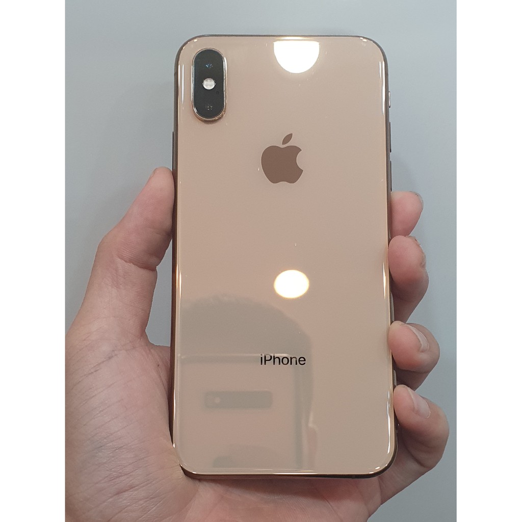 嚴選中古機iphone Xs 64g金色外觀無傷 蝦皮購物