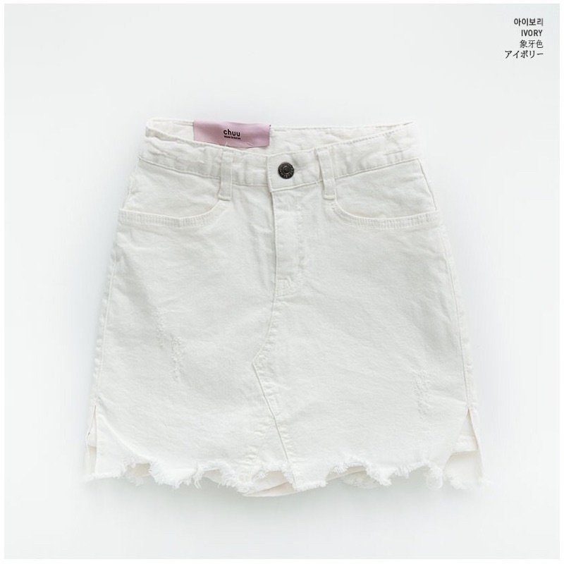 全新正韓 -5Kg Jeans vol.35 白色 ( CHUU ) 窄裙 包臀裙 高腰