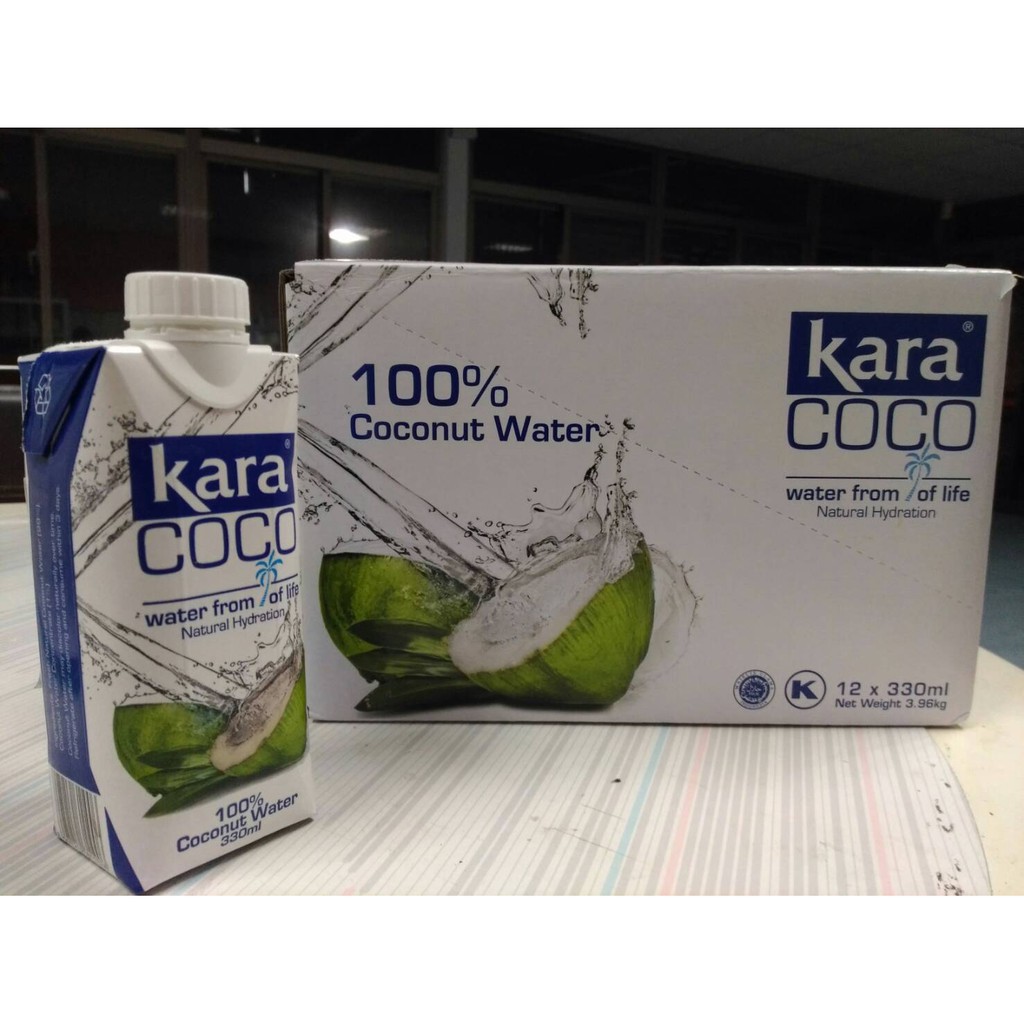 KARA COCO 佳樂 椰子水 100% 印尼  330ml*12瓶裝 整箱販售區 到期日2024/08/04