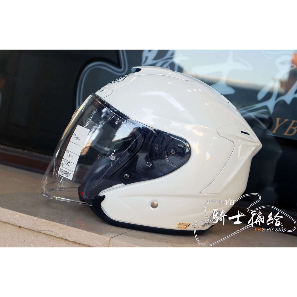 ⚠YB騎士補給⚠ SHOEI J-FORCE IV 素色 白 半罩 安全帽 輕量化 眼鏡溝 J-FORCE 4