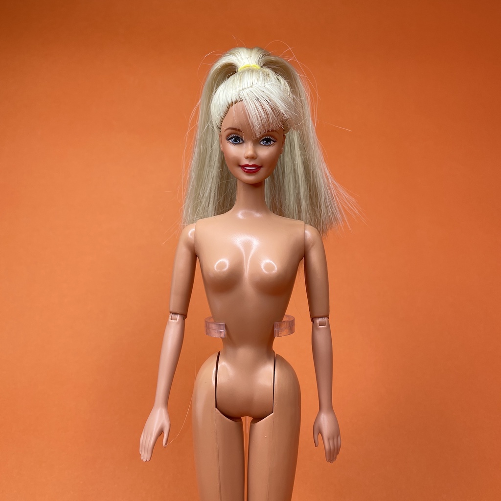美泰兒 MATTEL 芭比 Barbie 裸娃 娃娃 古董 13 平腳 多關節