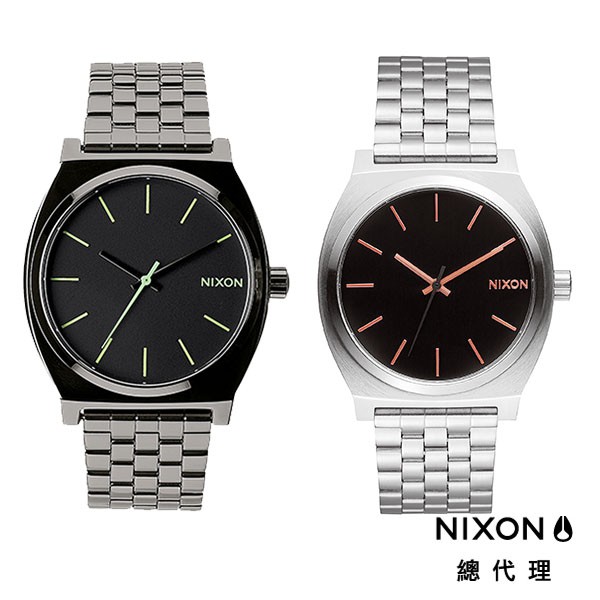 NIXON TIME TELLER 極簡復古小錶款 拋光黑 古銅金 手錶 男錶 女錶 A045
