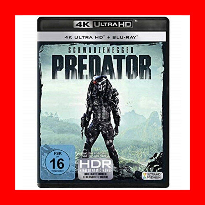 【4K UHD】終極戰士UHD+BD雙碟限定版(台灣繁中字幕)Predator魔鬼終結者 阿諾史瓦辛格
