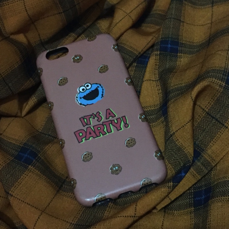 Apple I6/Iphone6 Cookie Monster 餅乾怪獸 曲奇士怪獸 二手 手機殼
