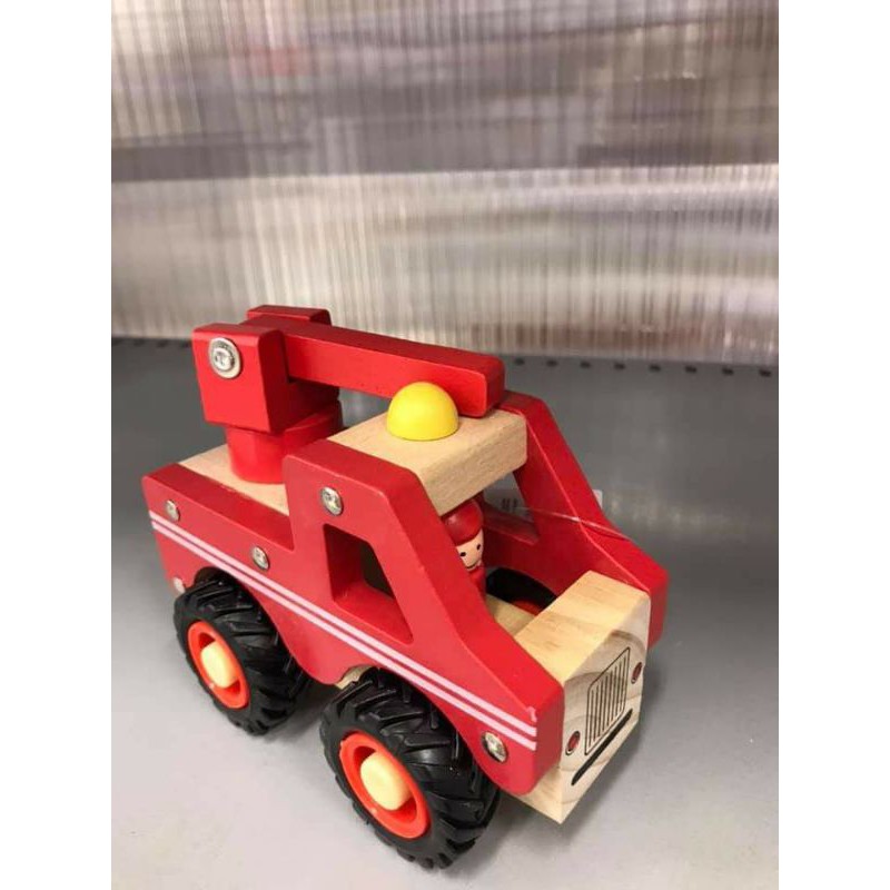 預購 澳洲木製消防車玩具 蝦皮購物