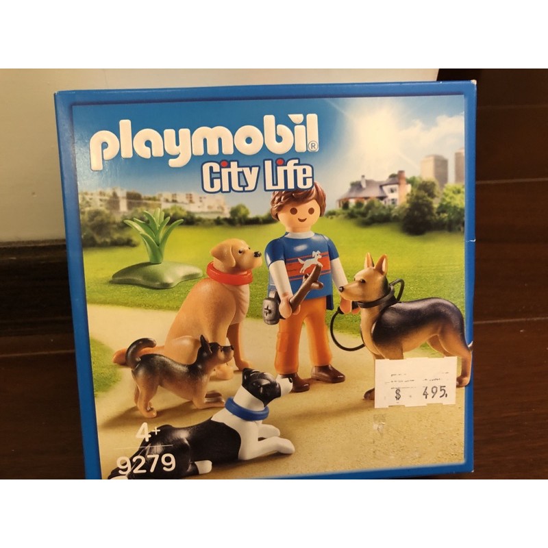 Playmobil 摩比 9279 狗狗訓練師 寵物 動物 狗